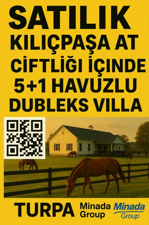 TURPA MİNADA'dan SATILIK İSTANBUL SİLİVRİ AT ÇİFTLİĞİ İÇİNDE 5+1 VİLLA