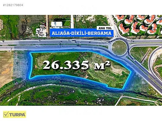 BERGAMA'NIN GİRİŞİNDE TURİZM VE TİCARET İMARLI ARSA